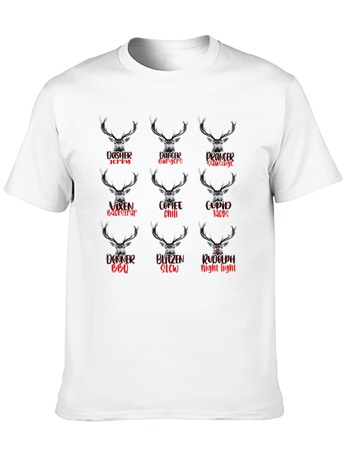 Reindeer Christmas Food Pun T-Shirt