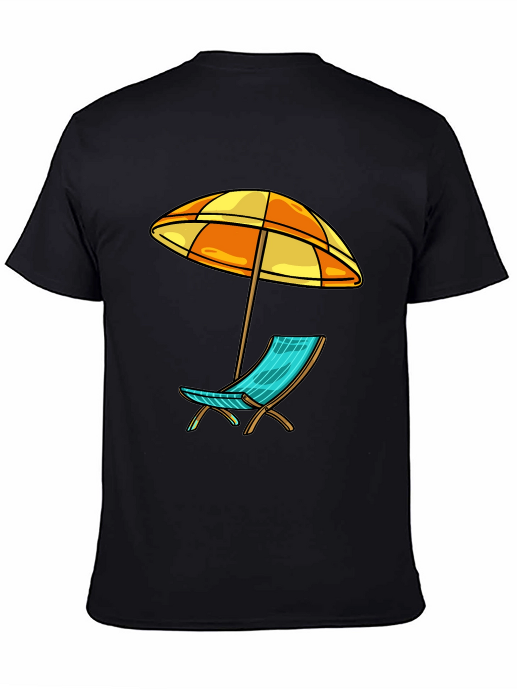 Beach Chair & Umbrella Graphic Tee