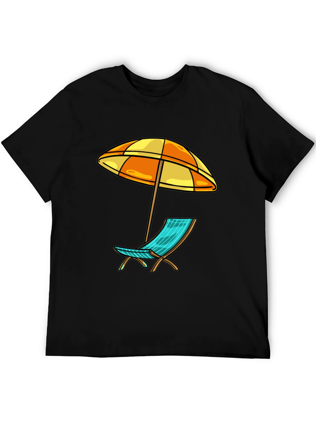 Beach Chair & Umbrella Graphic Tee