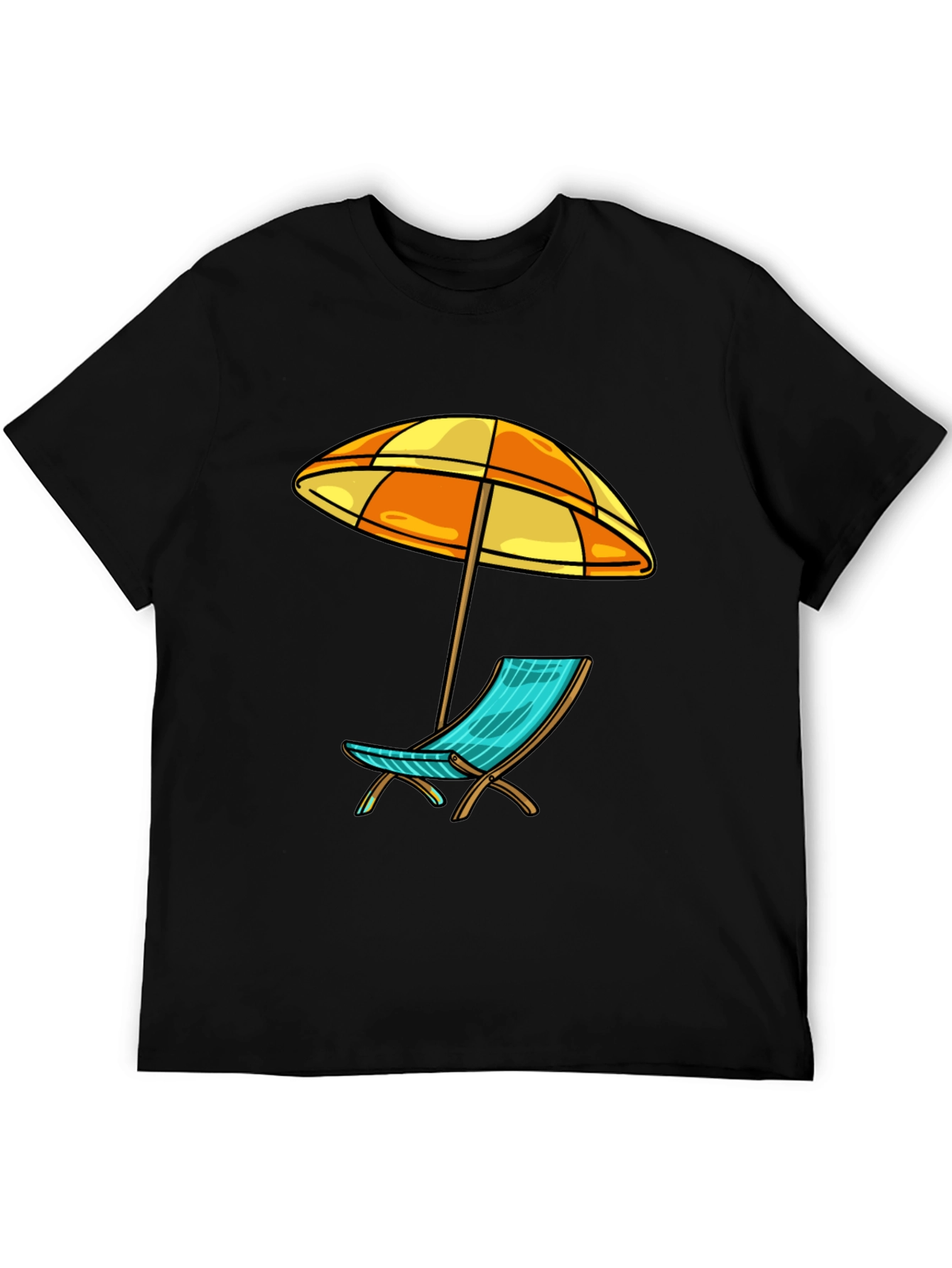 Beach Chair & Umbrella Graphic Tee
