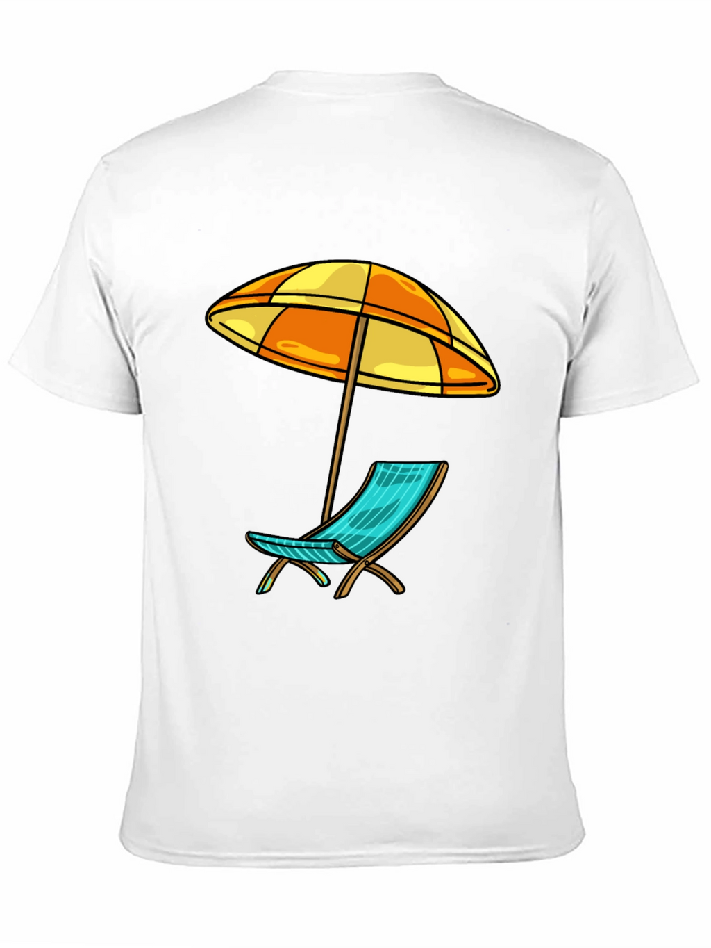 Beach Chair & Umbrella Graphic Tee