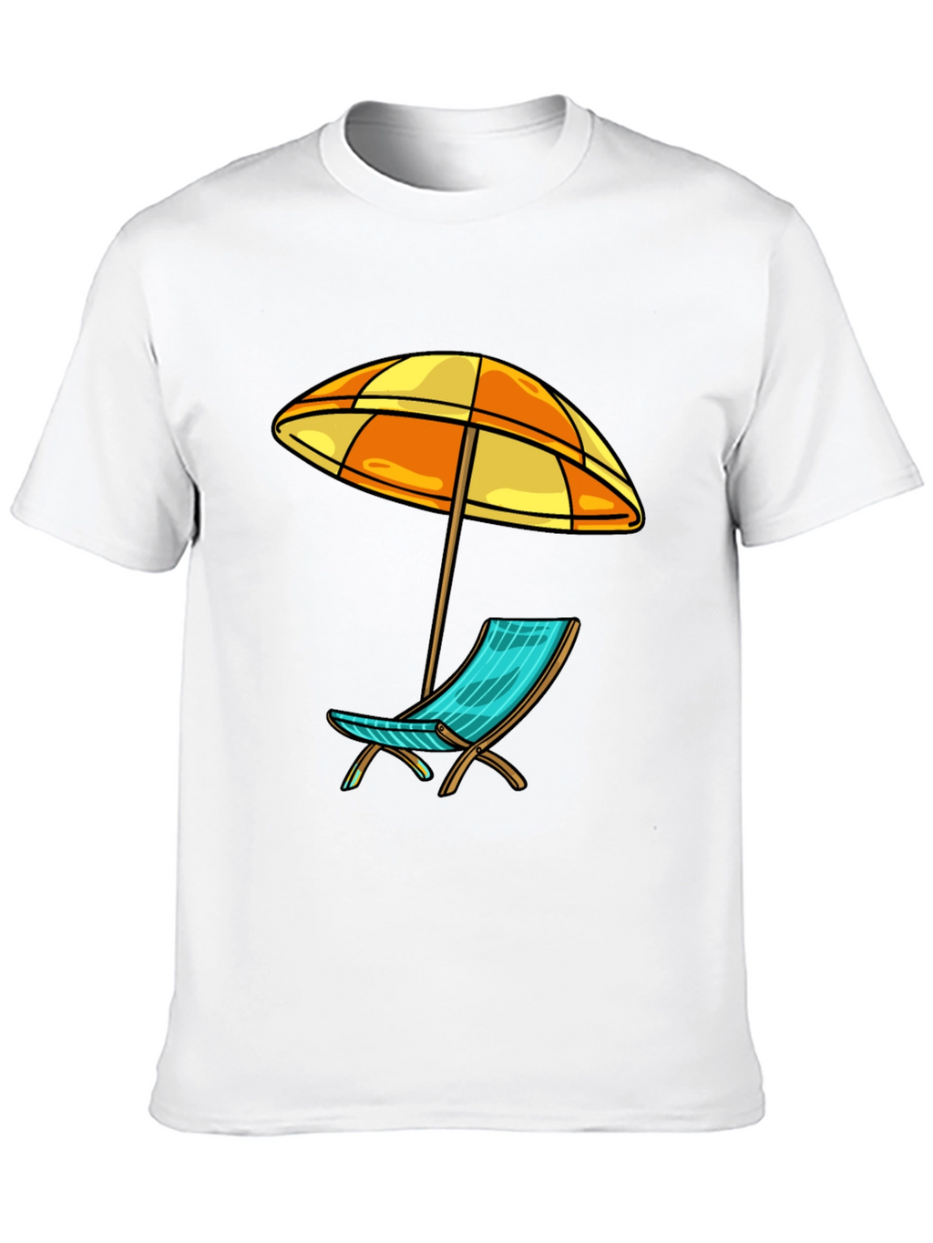 Beach Chair & Umbrella Graphic Tee