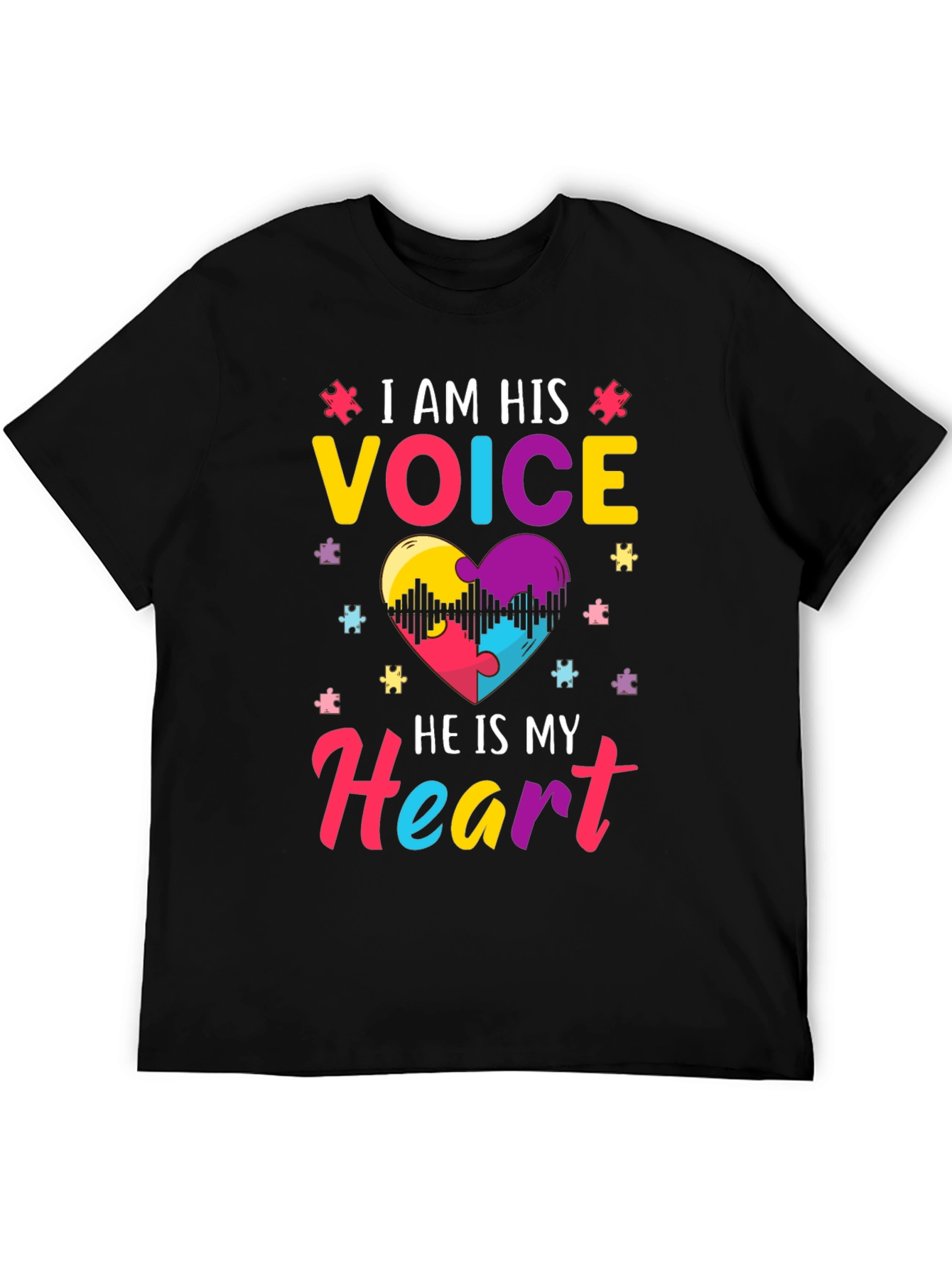 Autism Awareness T-Shirt: I am His Voice