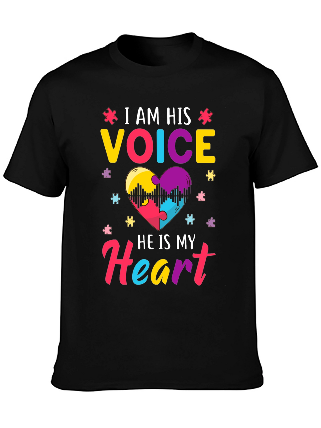 Autism Awareness T-Shirt: I am His Voice