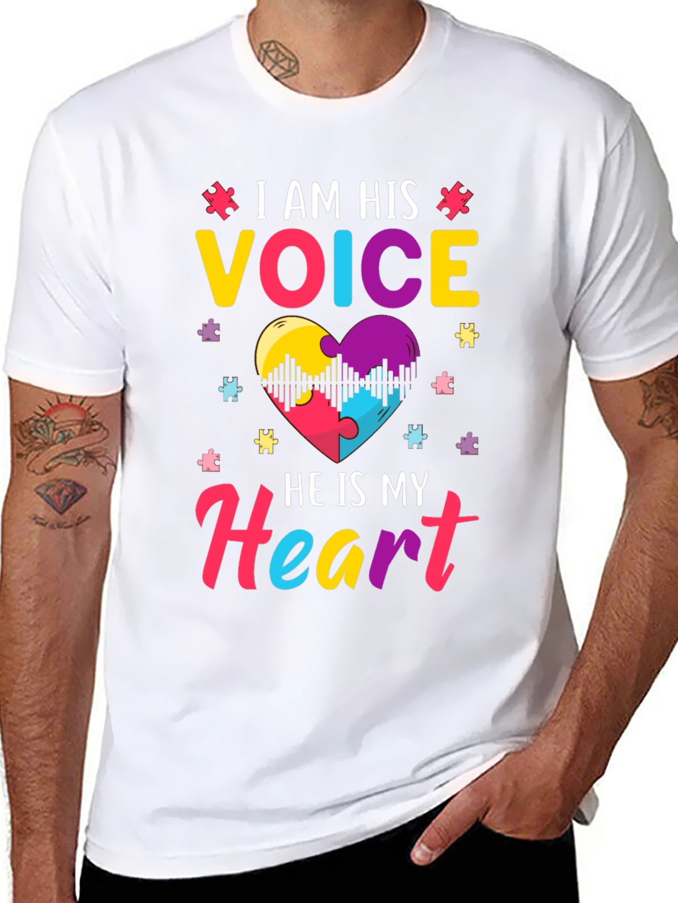 Autism Awareness T-Shirt: I am His Voice