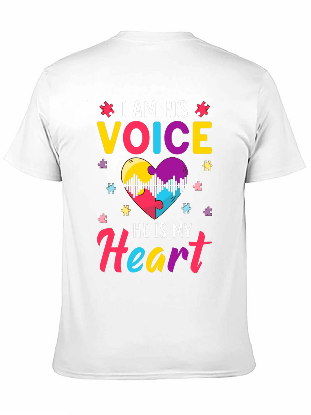 Autism Awareness T-Shirt: I am His Voice