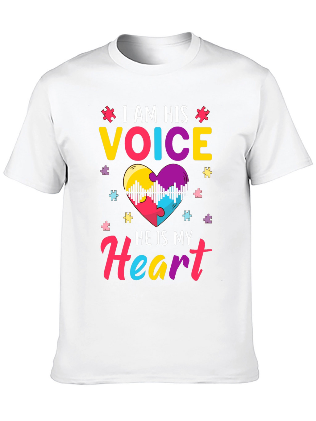 Autism Awareness T-Shirt: I am His Voice