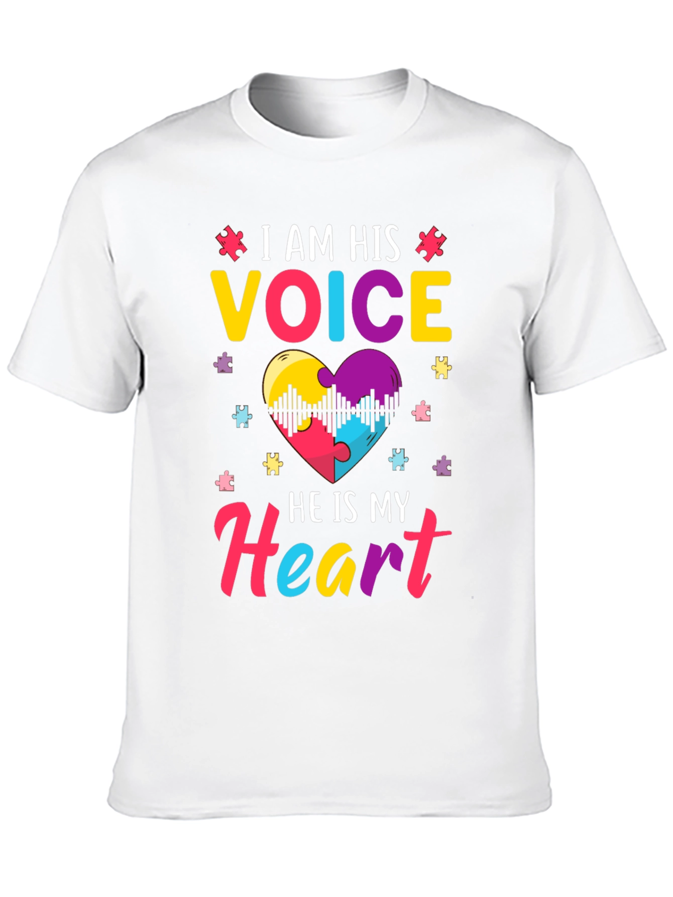 Autism Awareness T-Shirt: I am His Voice