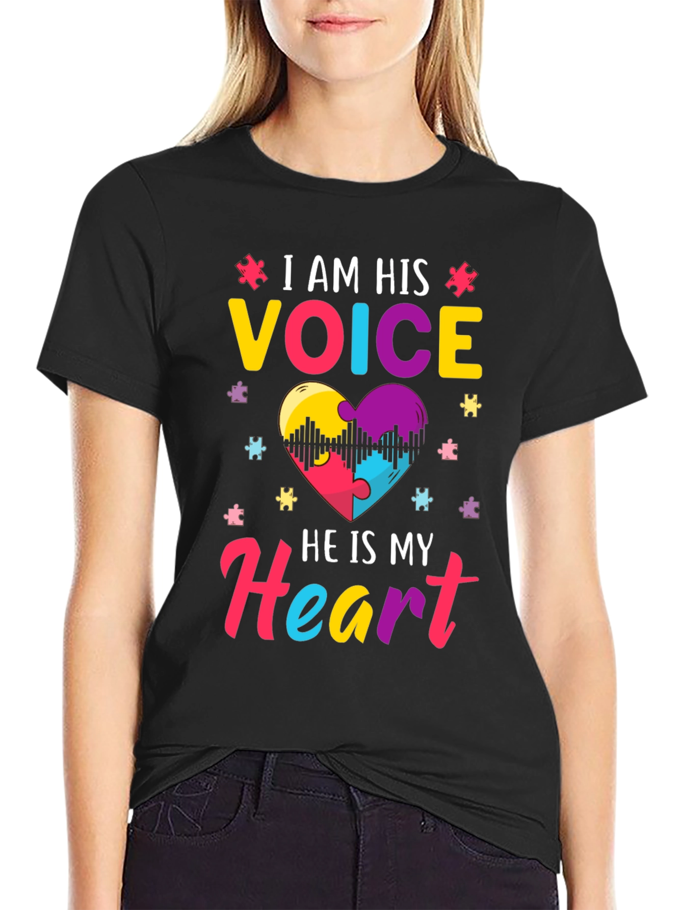 Autism Awareness T-Shirt: I am His Voice