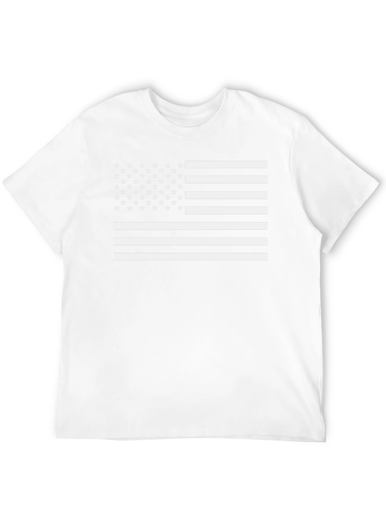 American Flag Graphic Tee - Black Patriotic T-Shirt