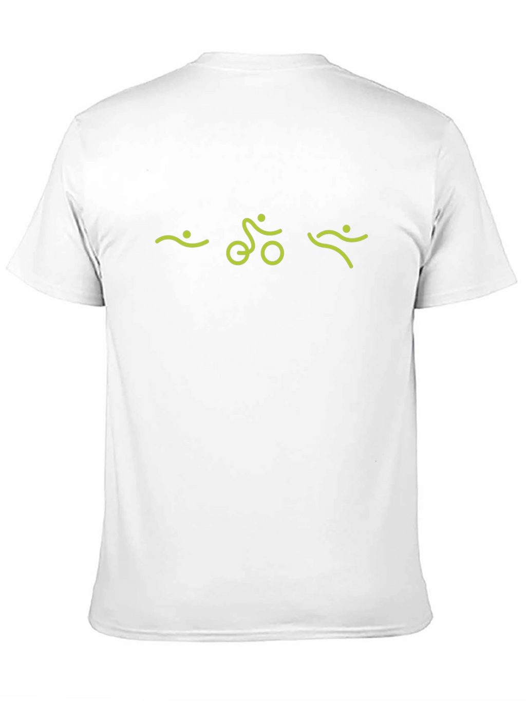 Triathlon Symbol Black T-Shirt for Athletes