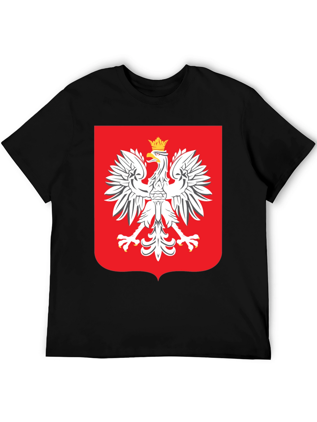 Poland Eagle Crest T-Shirt - Black