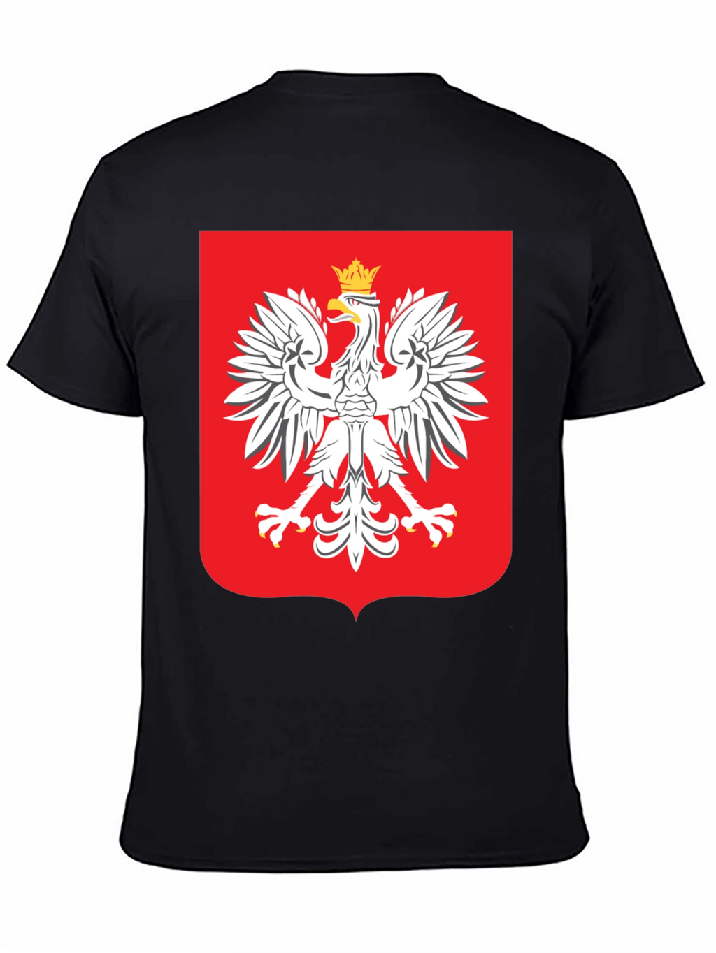 Poland Eagle Crest T-Shirt - Black