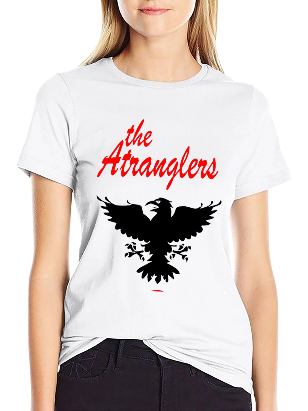 The Stranglers Eagle Graphic Black T-Shirt