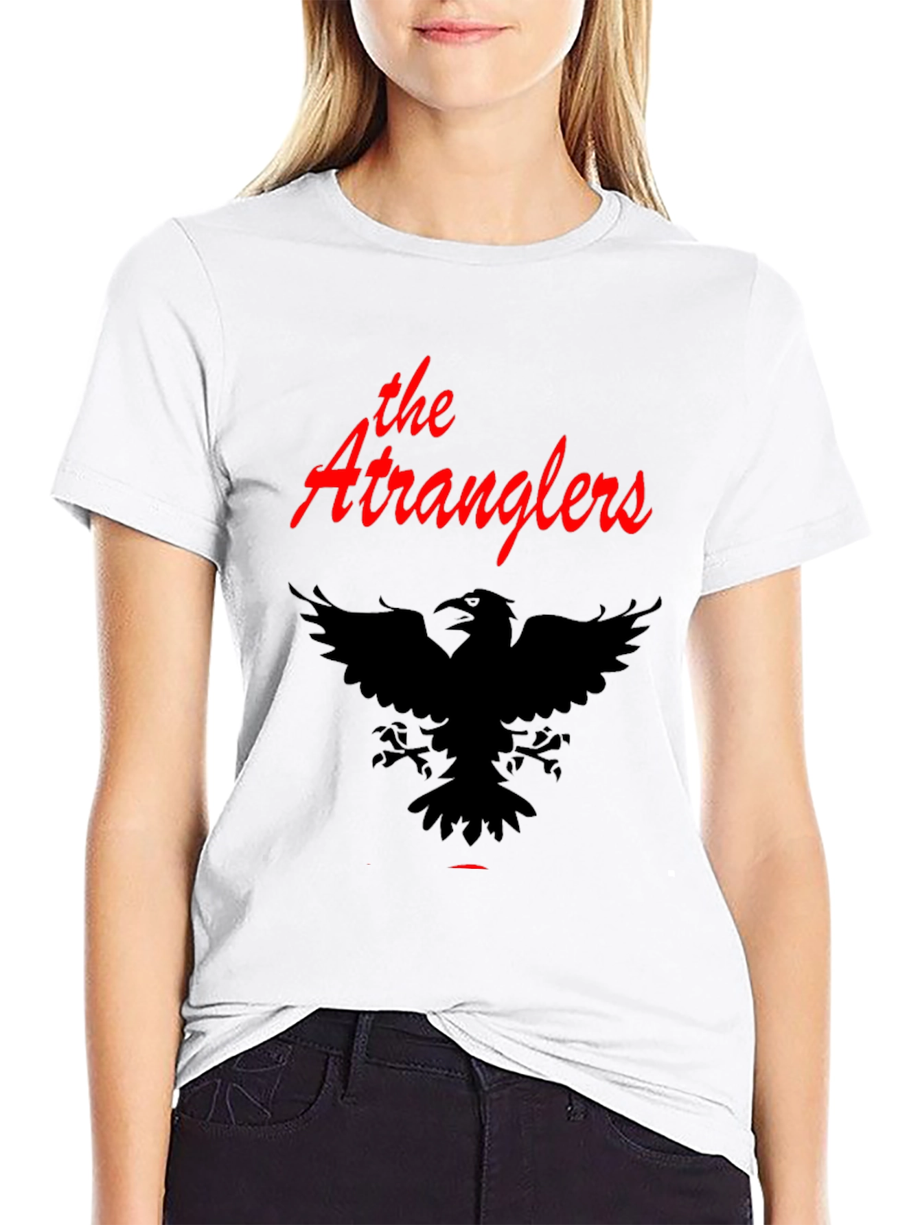 The Stranglers Eagle Graphic Black T-Shirt