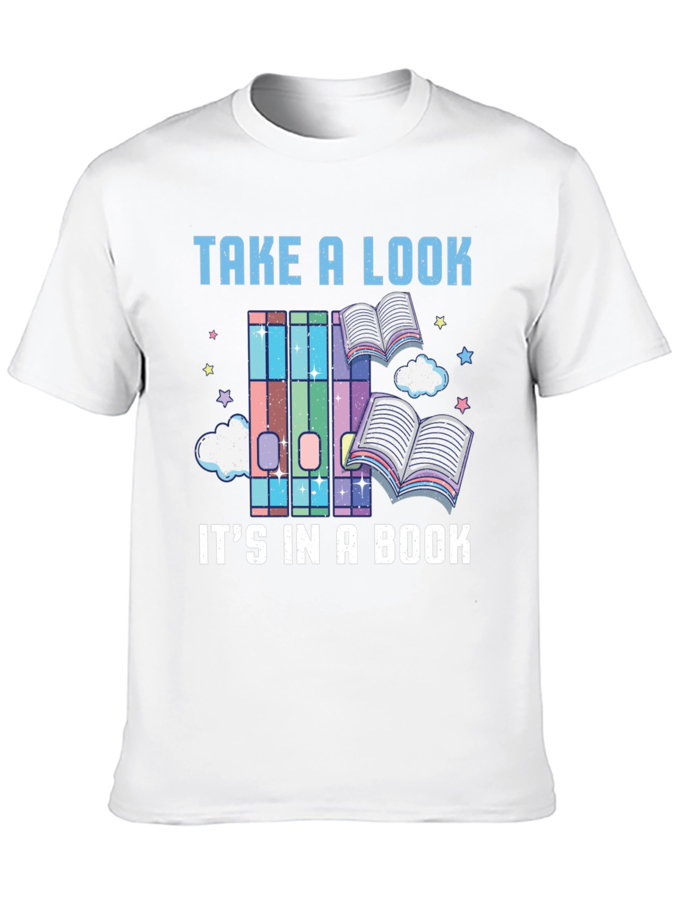 Take a Look Its in a Book Novelty T-Shirt