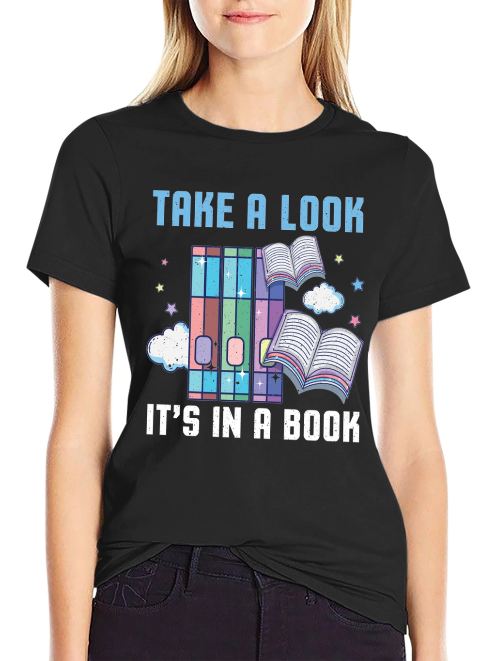 Take a Look Its in a Book Novelty T-Shirt