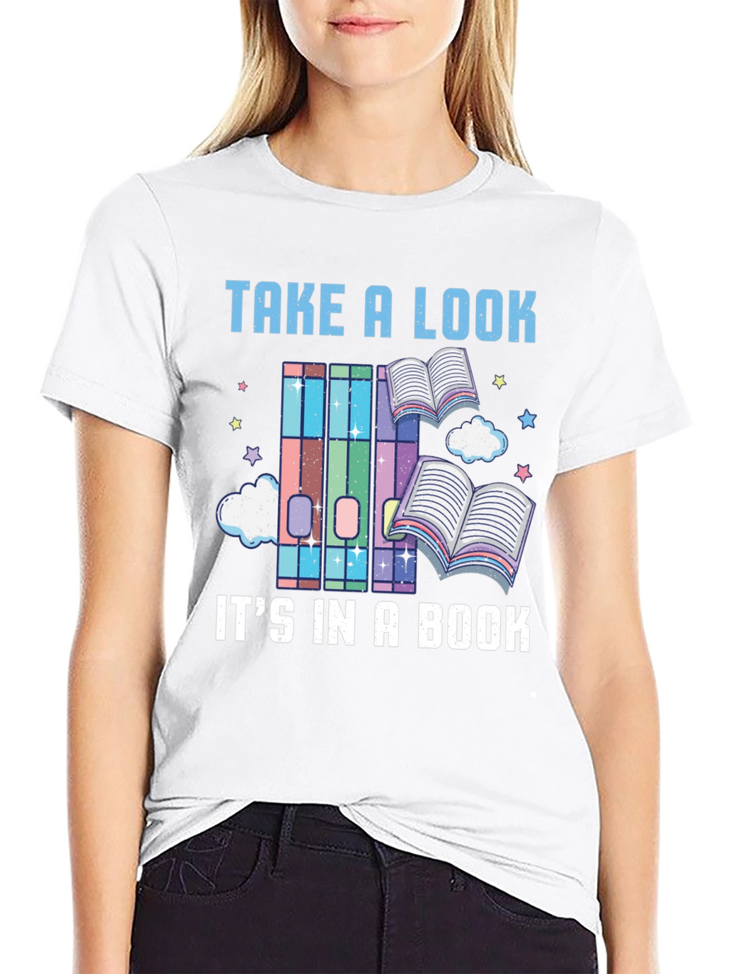 Take a Look Its in a Book Novelty T-Shirt