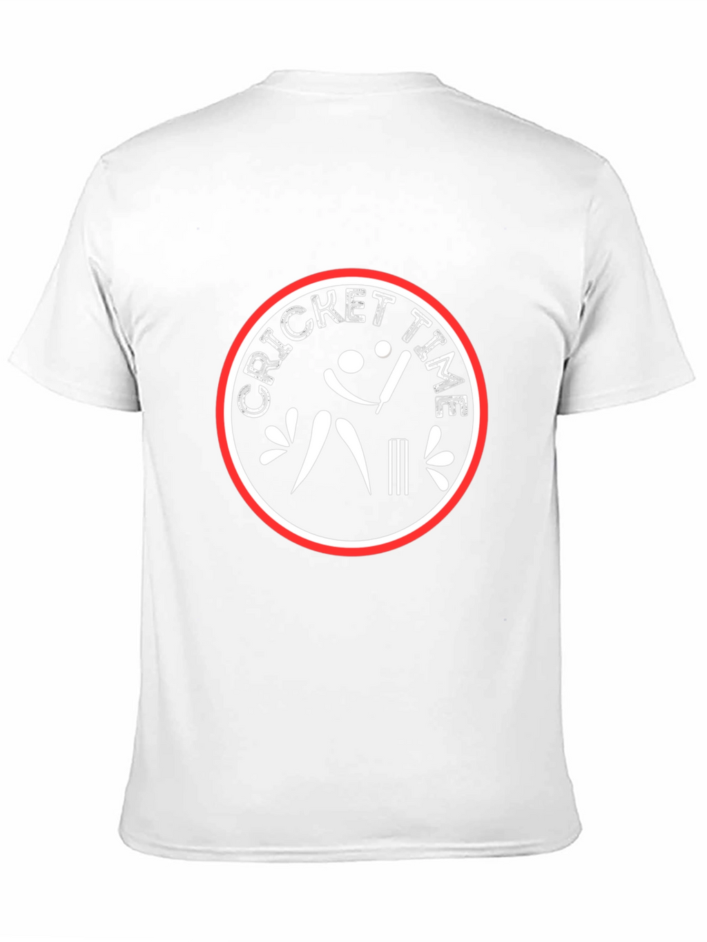 Cricket Time T-Shirt - Black Cotton Tee