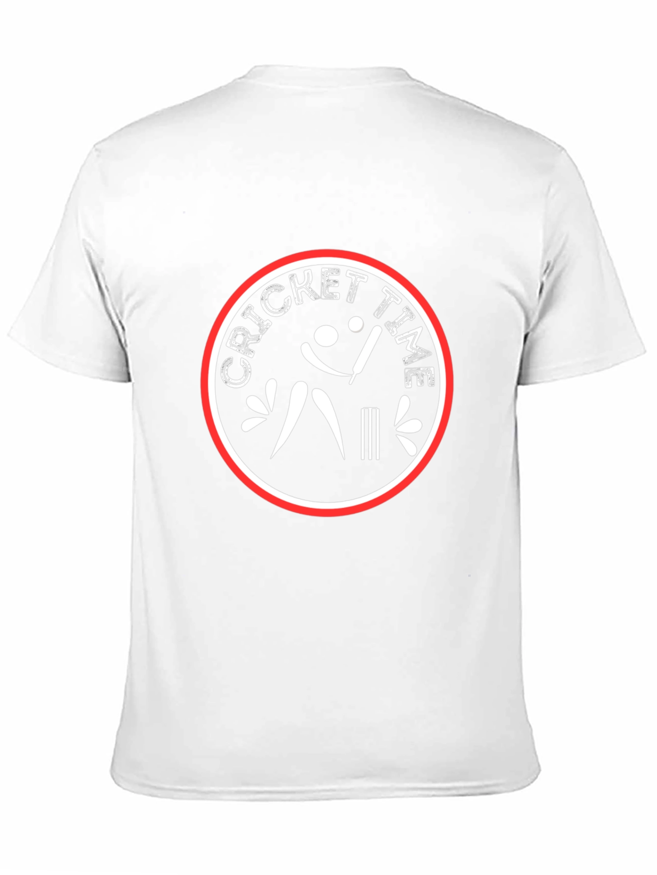 Cricket Time T-Shirt - Black Cotton Tee