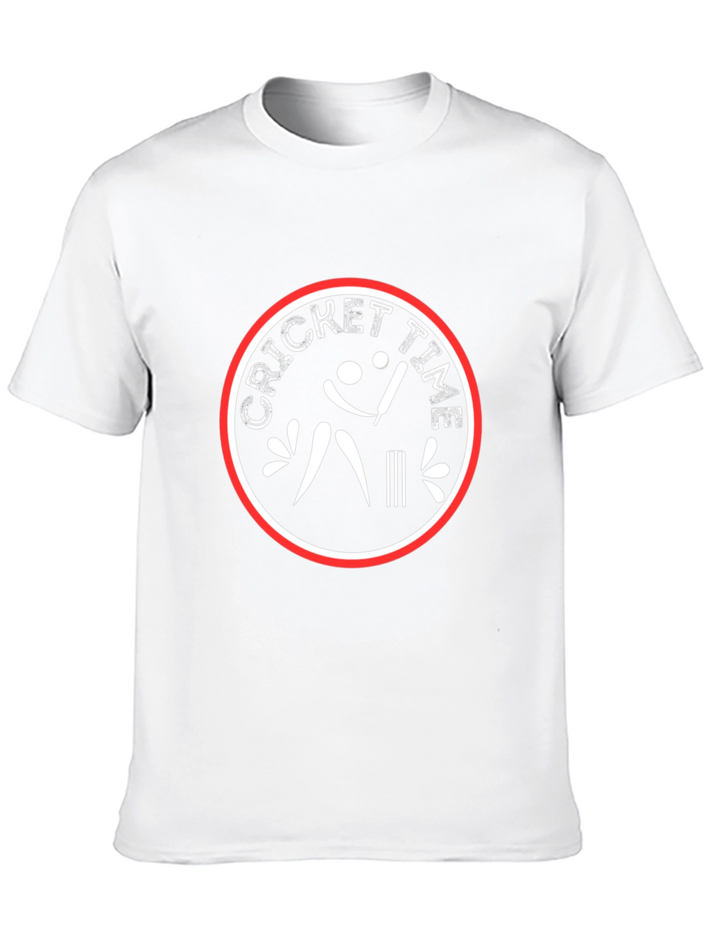 Cricket Time T-Shirt - Black Cotton Tee