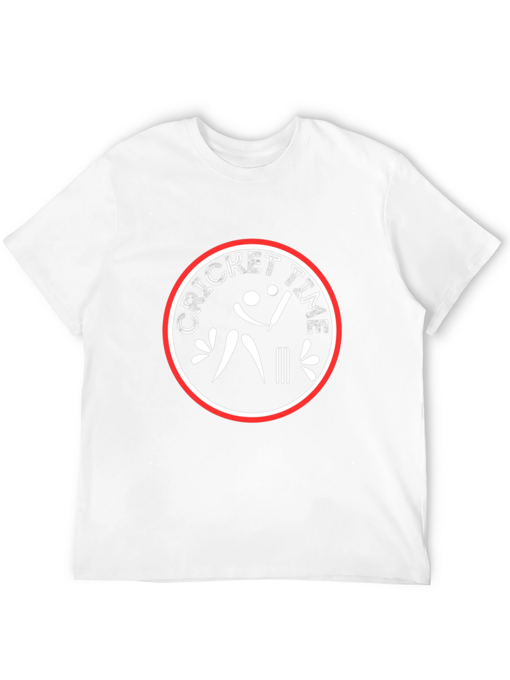 Cricket Time T-Shirt - Black Cotton Tee