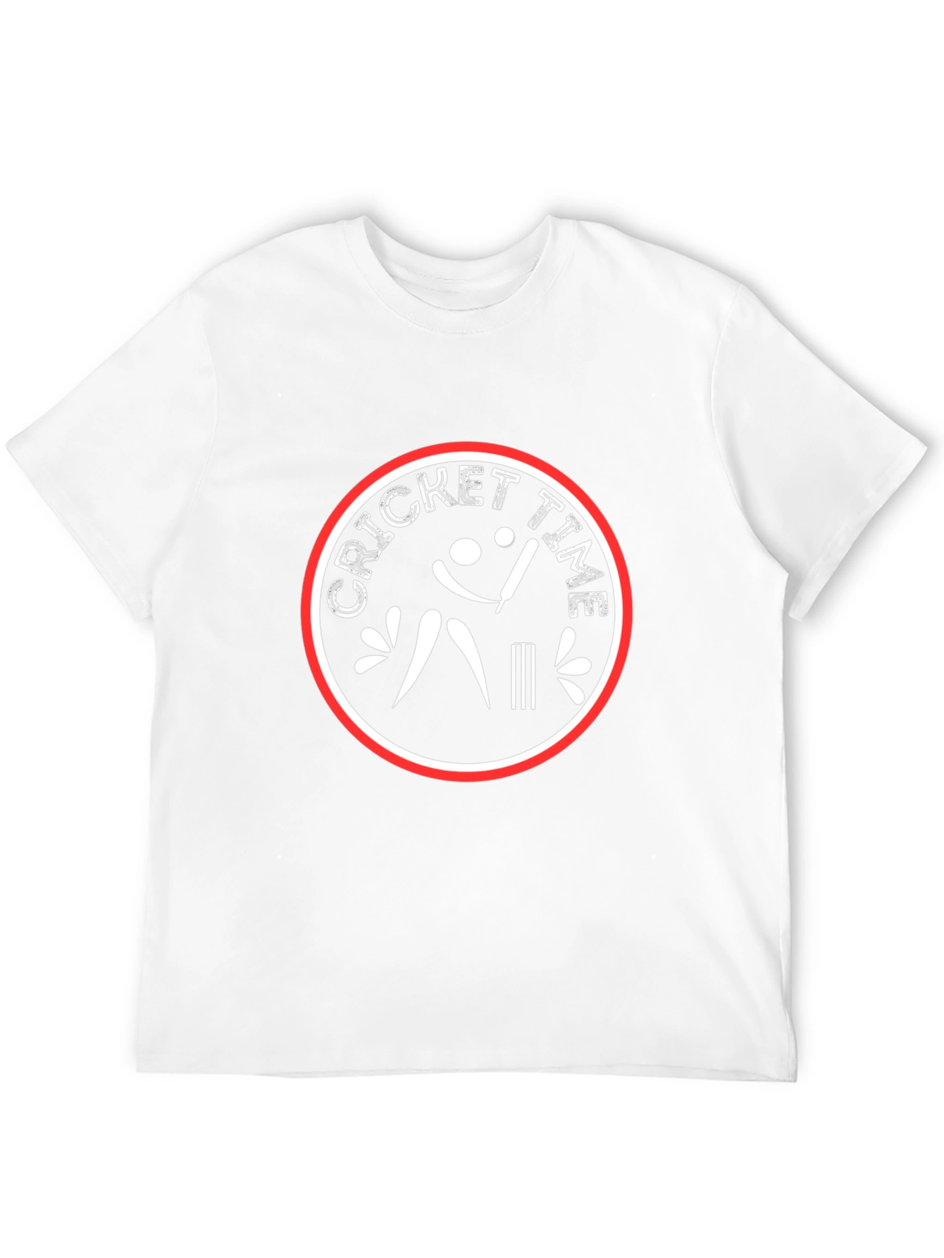 Cricket Time T-Shirt - Black Cotton Tee