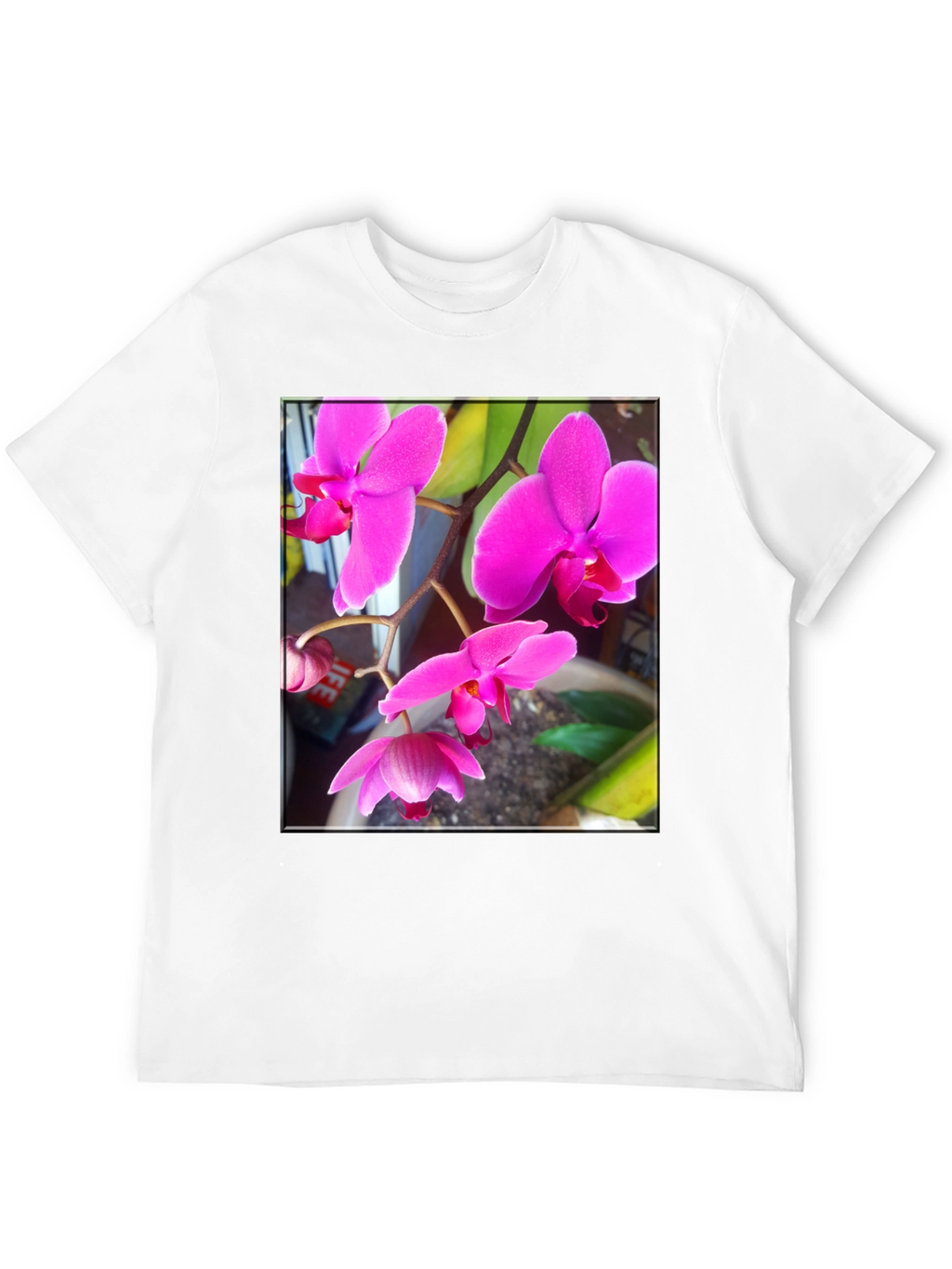 Orchid Flower Graphic T-Shirt