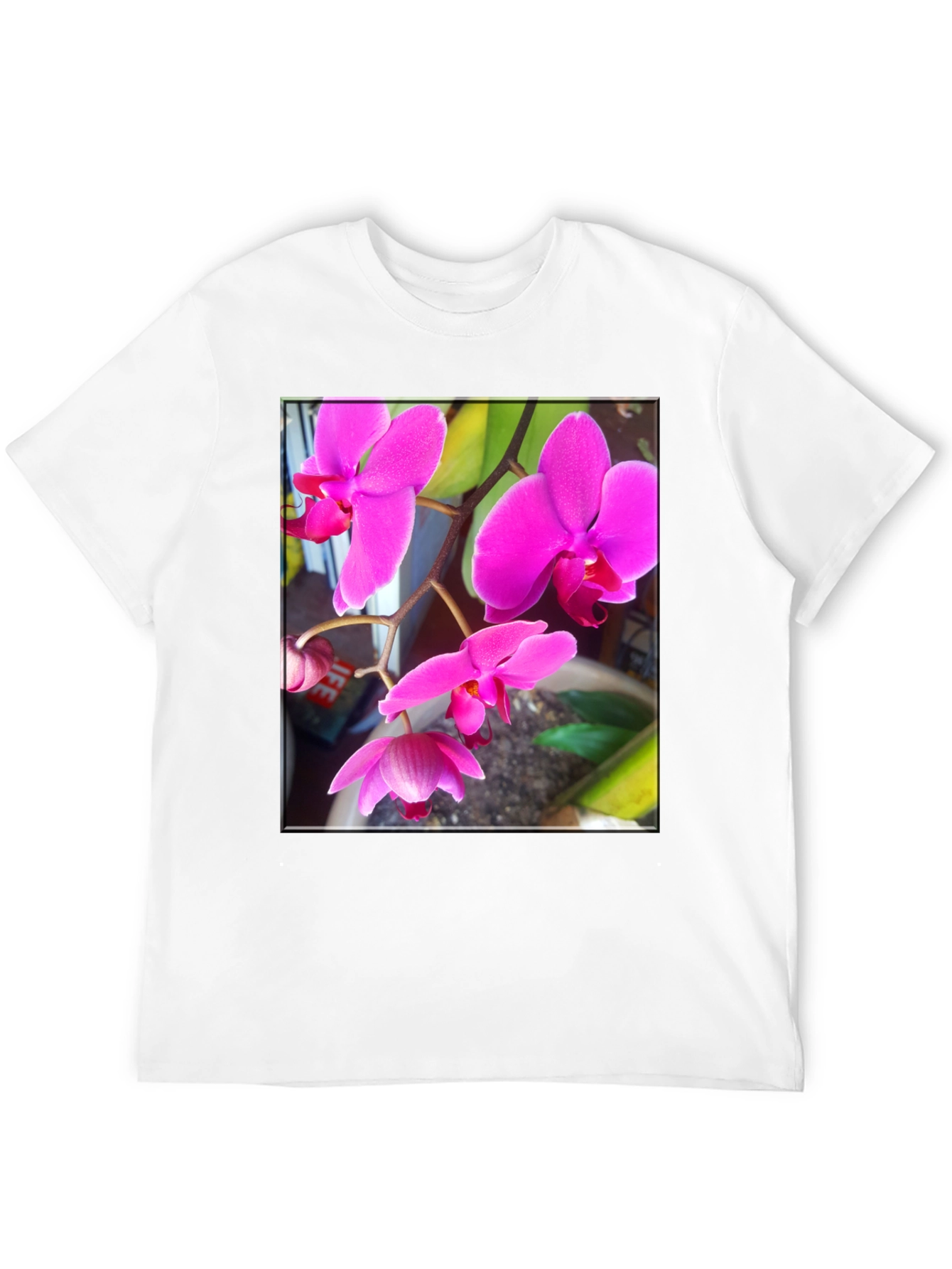 Orchid Flower Graphic T-Shirt