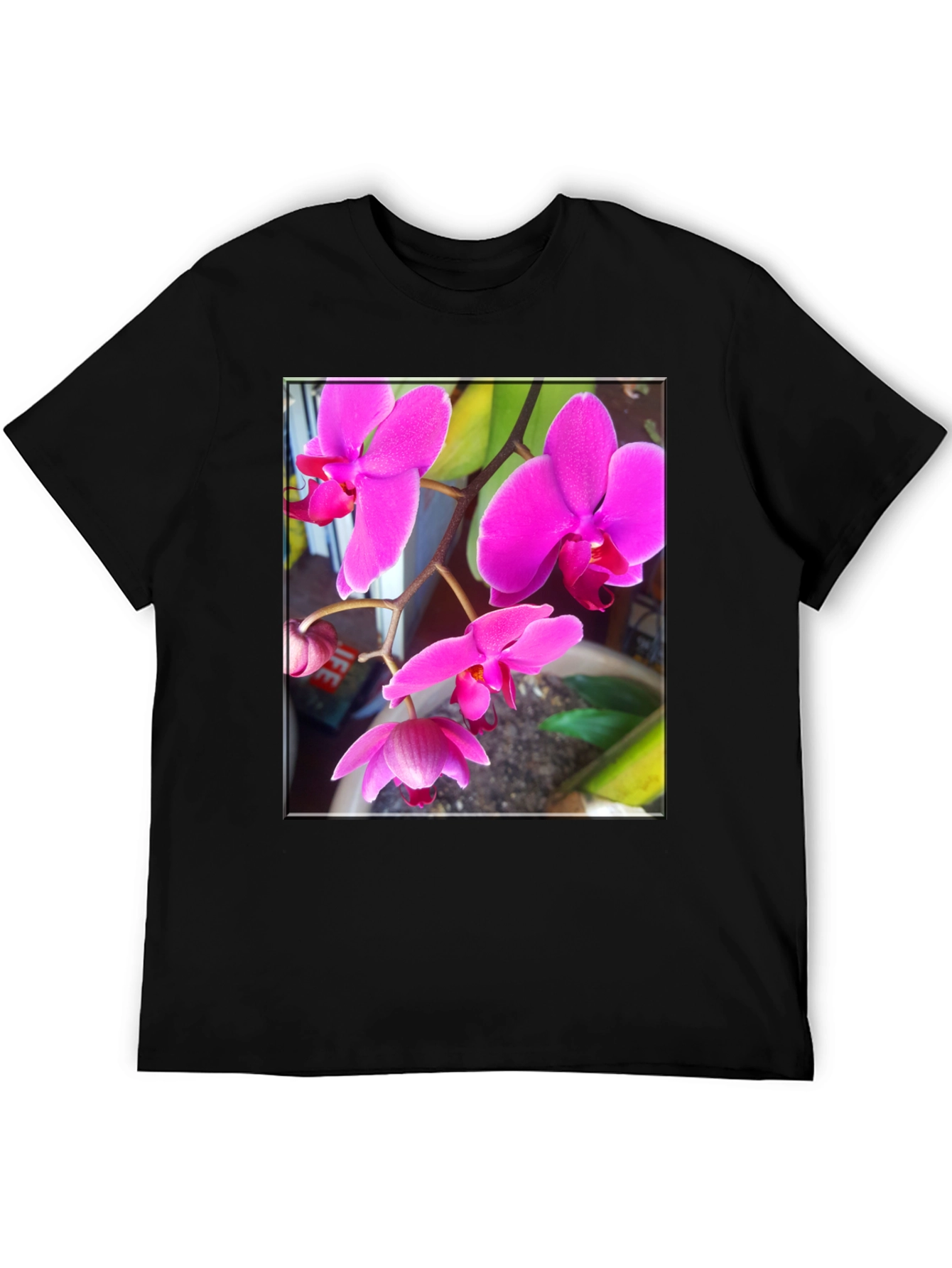 Orchid Flower Graphic T-Shirt