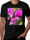 Orchid Flower Graphic T-Shirt