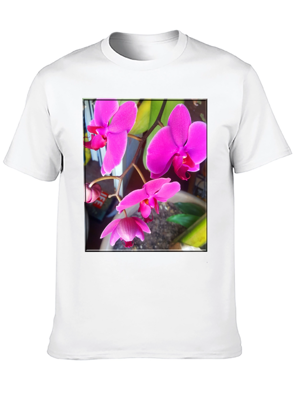 Orchid Flower Graphic T-Shirt