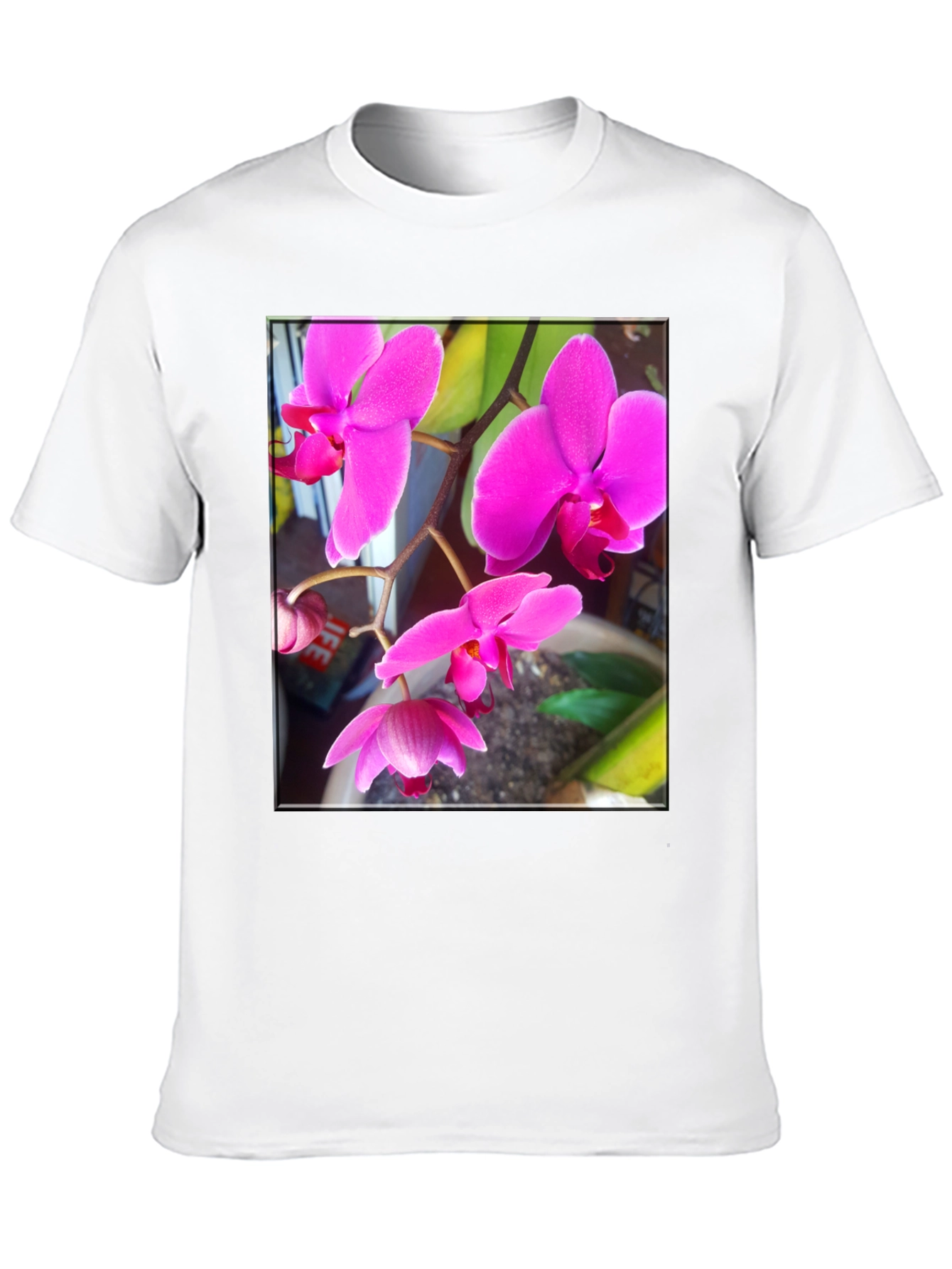 Orchid Flower Graphic T-Shirt