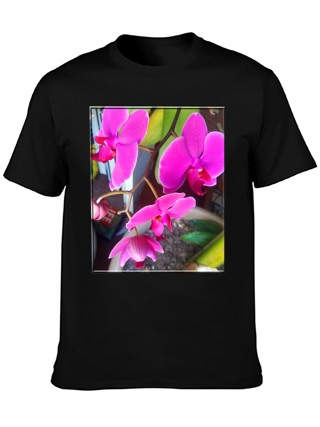 Orchid Flower Graphic T-Shirt