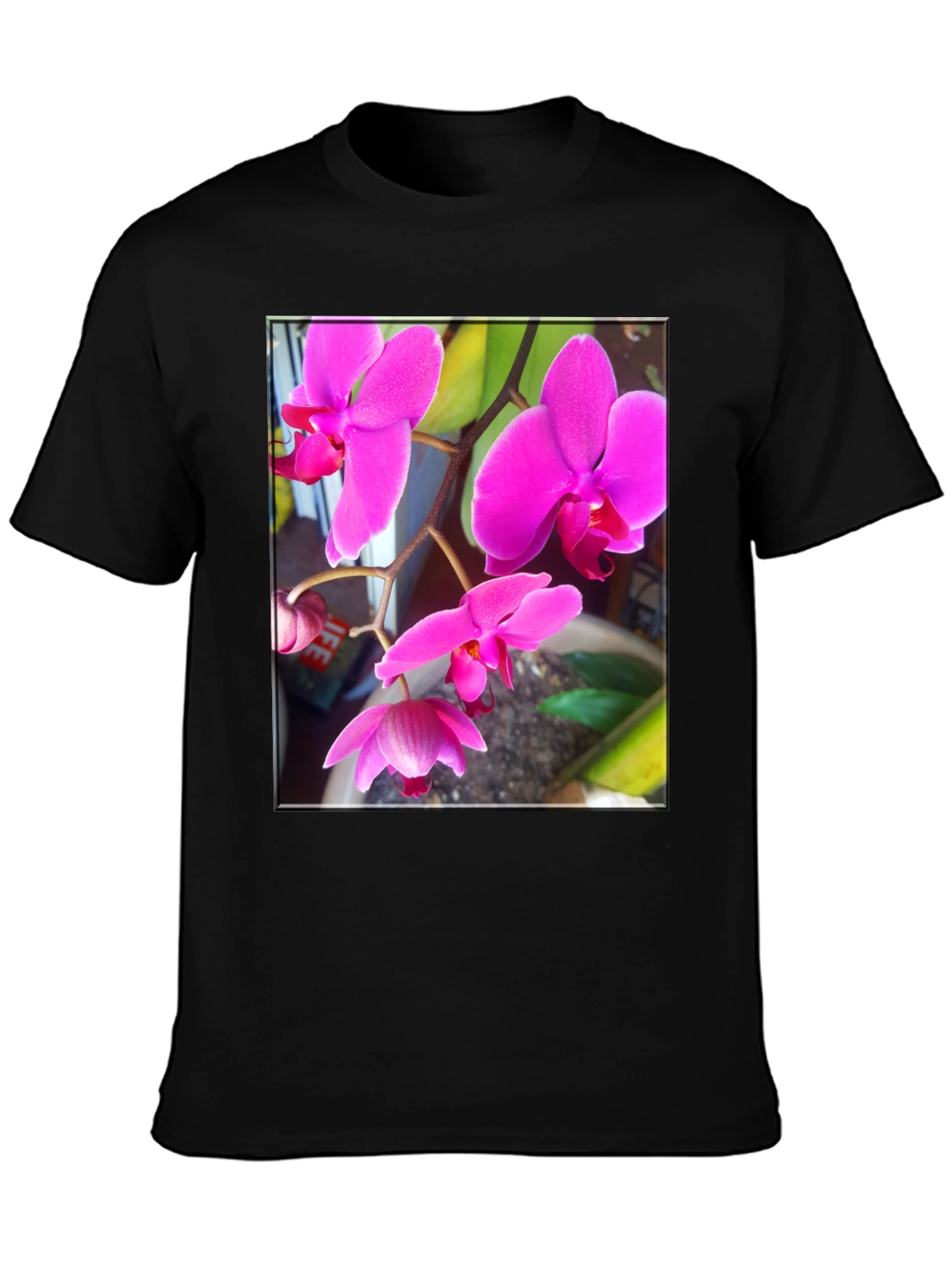 Orchid Flower Graphic T-Shirt