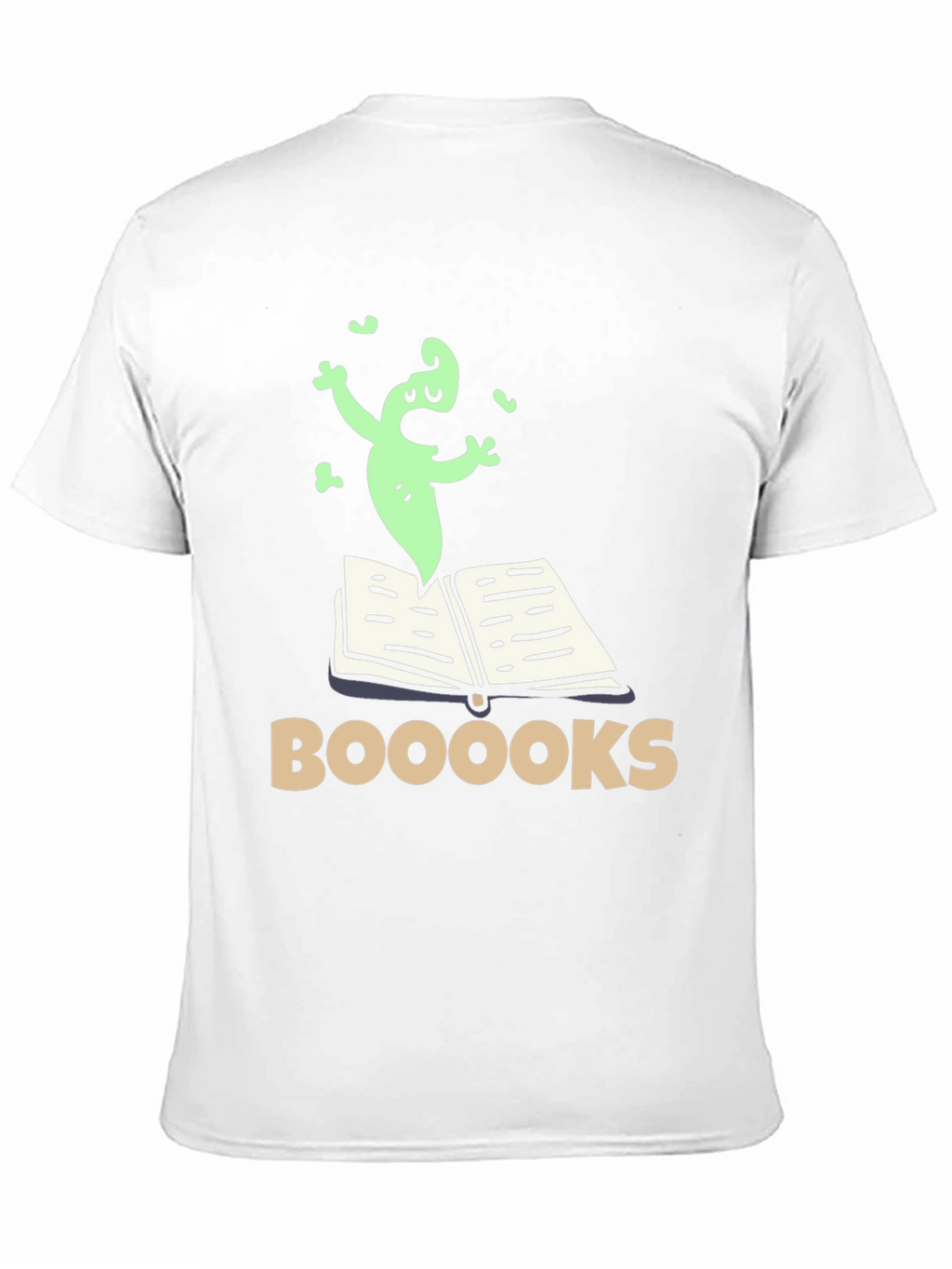 Booooks! Funny Ghost Reading T-Shirt