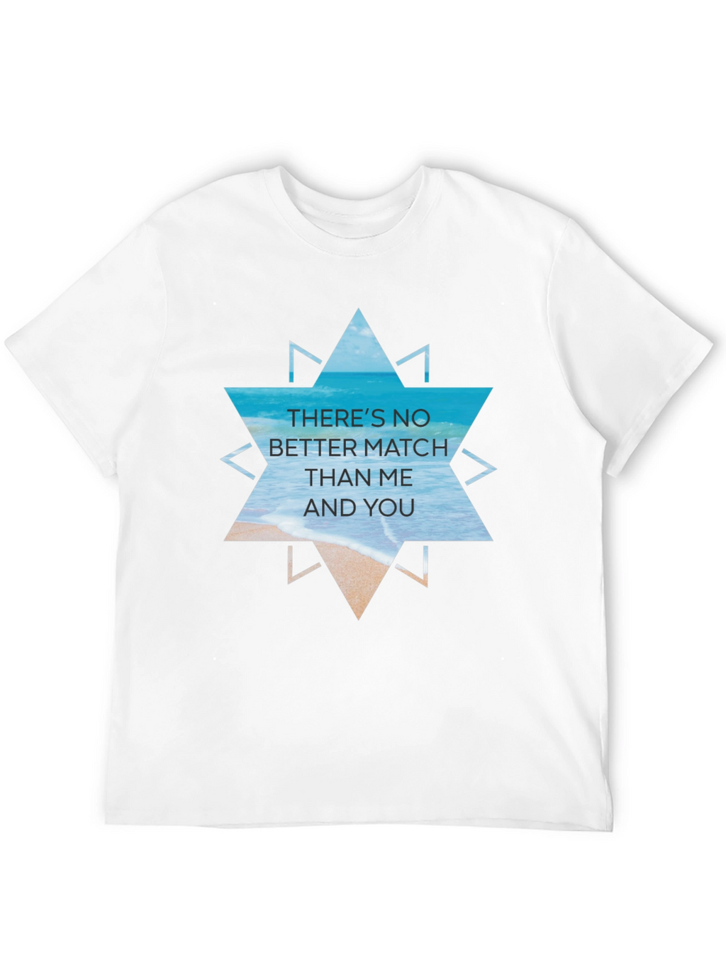 Beach Vibes Graphic Tee - Theres No Better Match