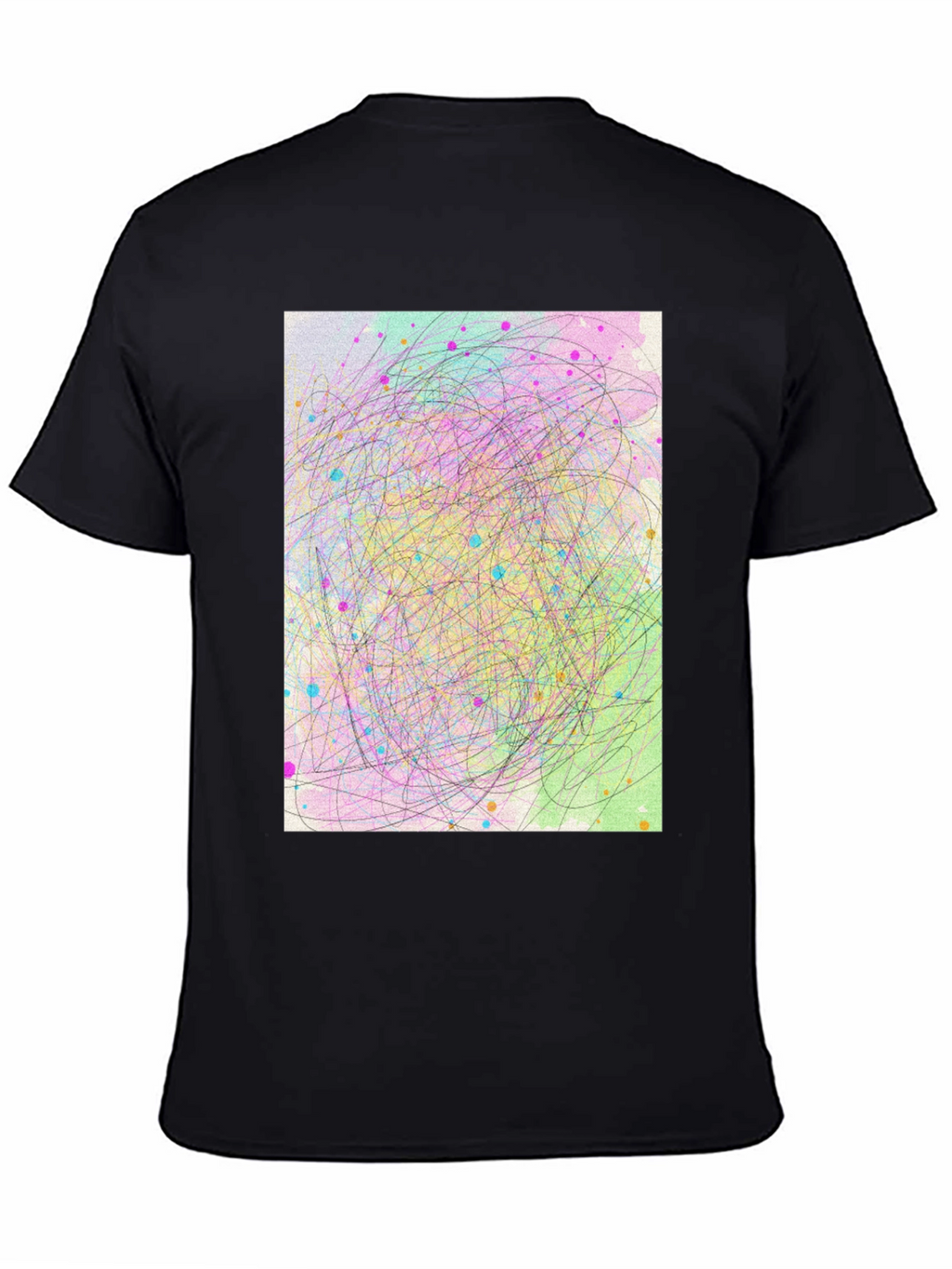 Abstract Scribble Art T-Shirt - Soft Cotton Tee