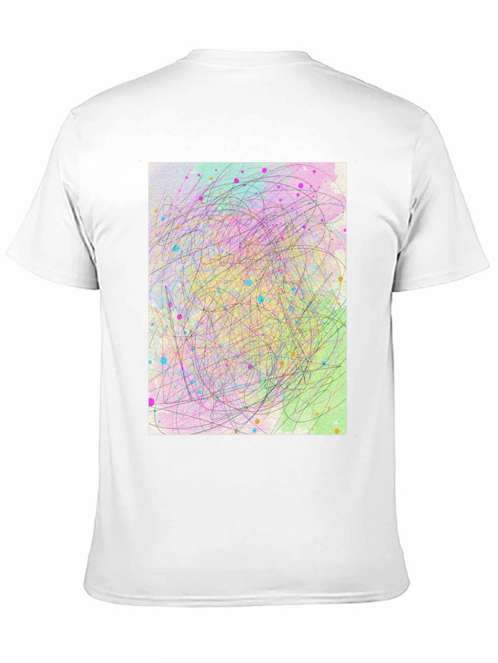 Abstract Scribble Art T-Shirt - Soft Cotton Tee