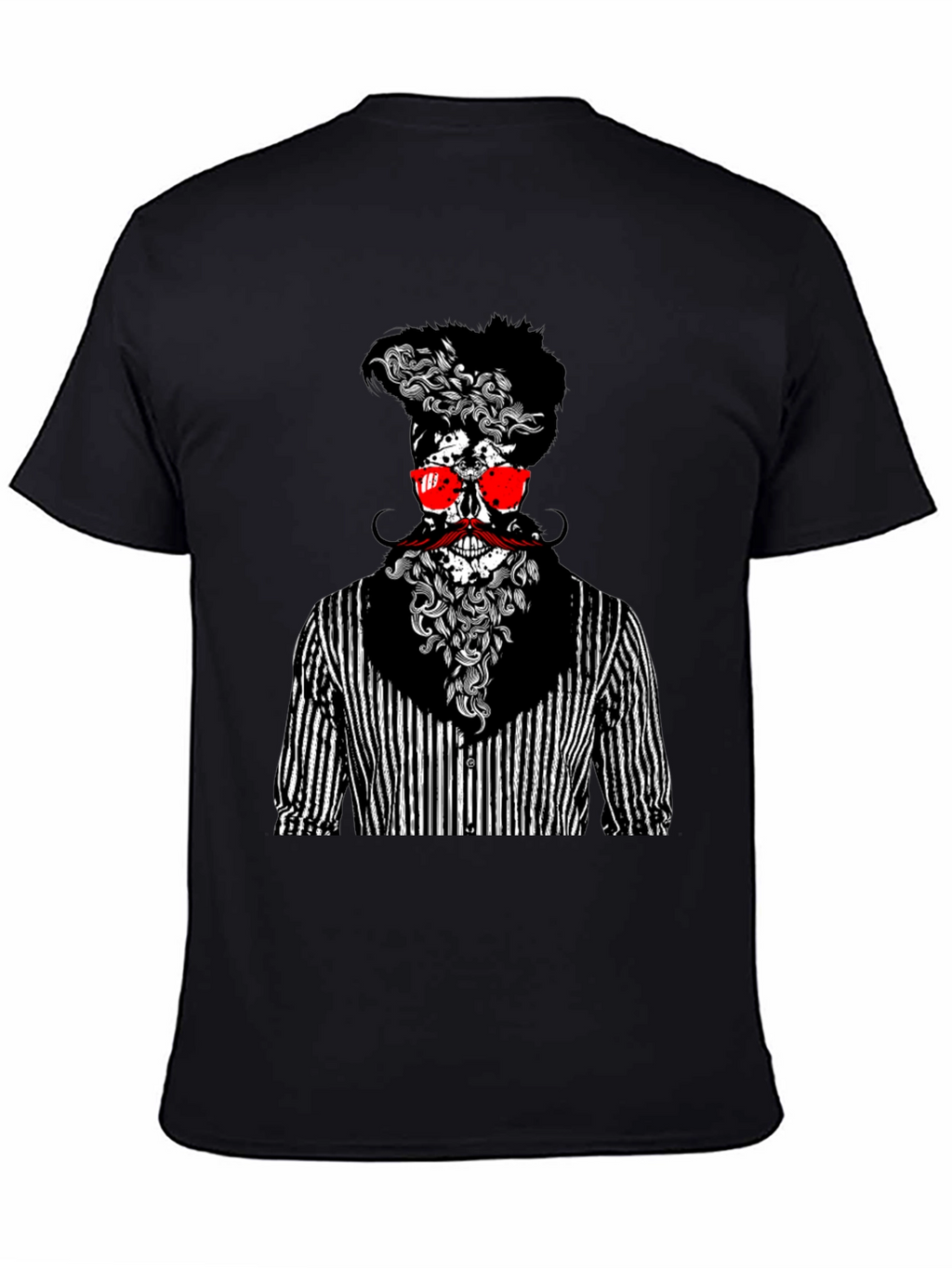 Skull Gentleman Graphic Tee - Unique Style