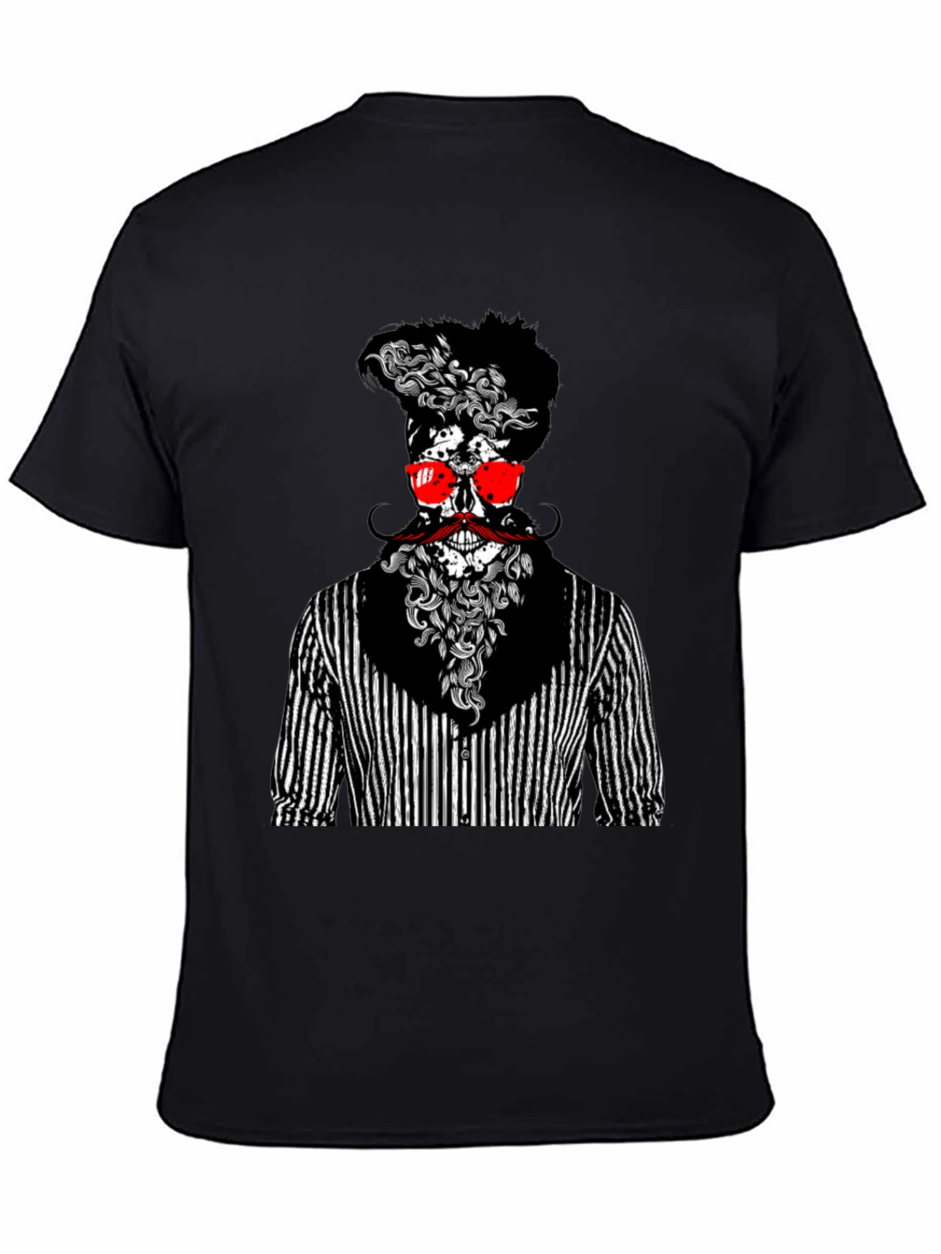 Skull Gentleman Graphic Tee - Unique Style