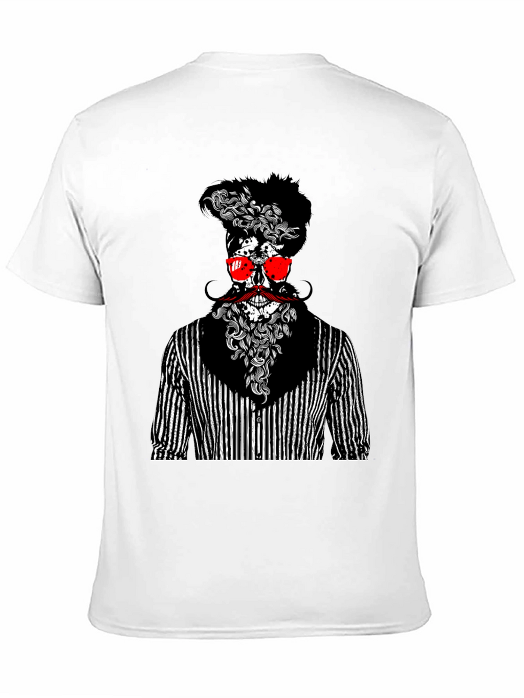Skull Gentleman Graphic Tee - Unique Style
