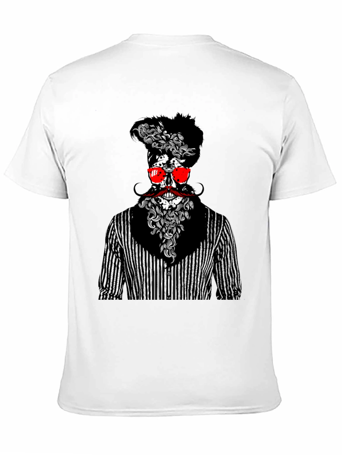 Skull Gentleman Graphic Tee - Unique Style