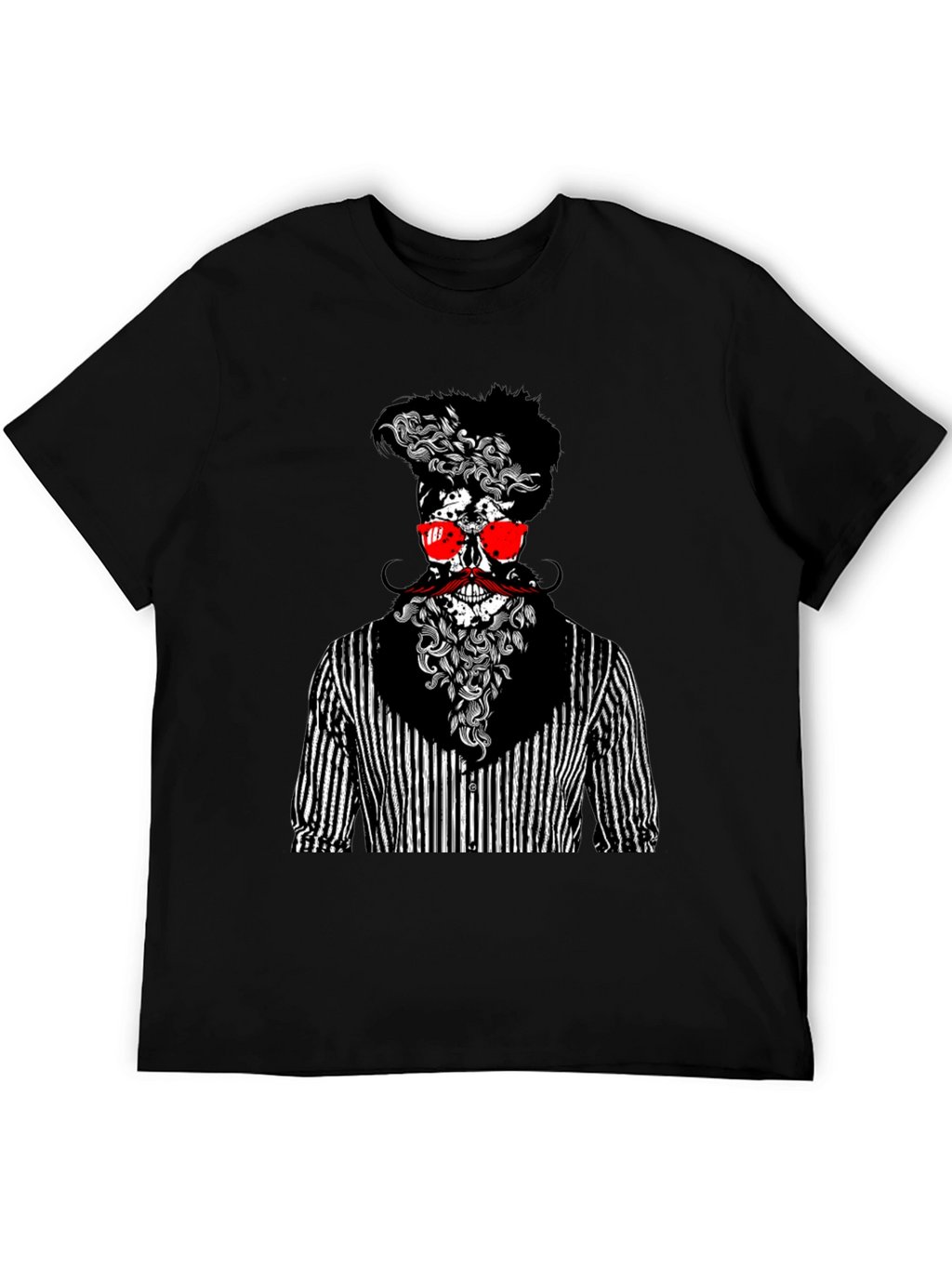 Skull Gentleman Graphic Tee - Unique Style
