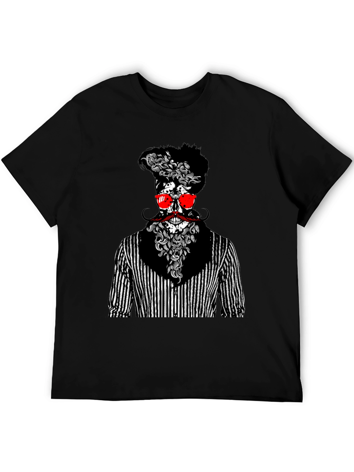 Skull Gentleman Graphic Tee - Unique Style