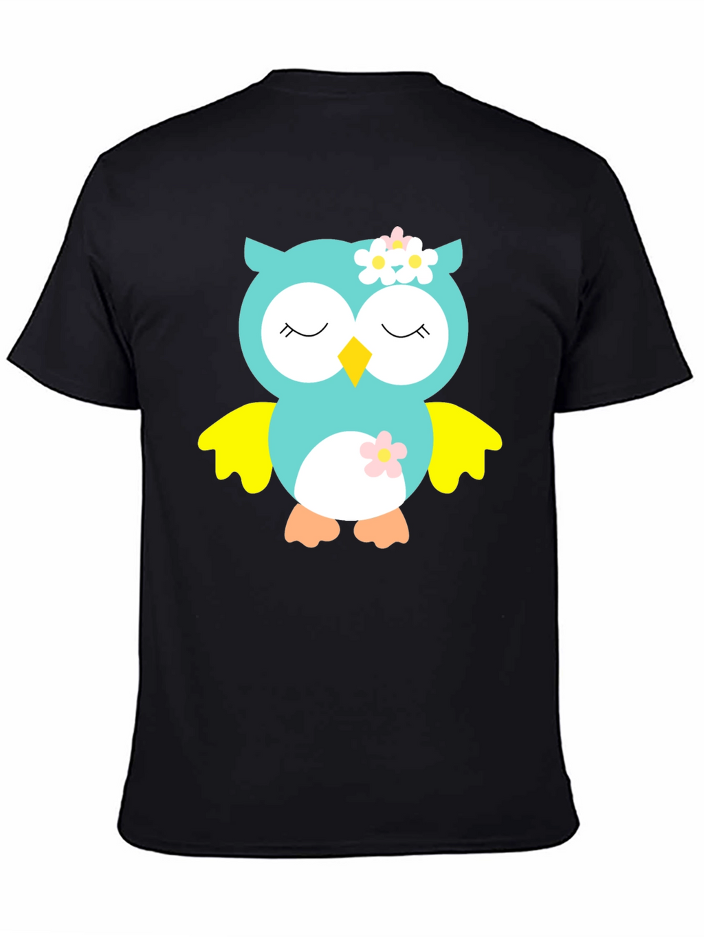 Owl Graphic Tee - Cute Cartoon Animal T-Shirt