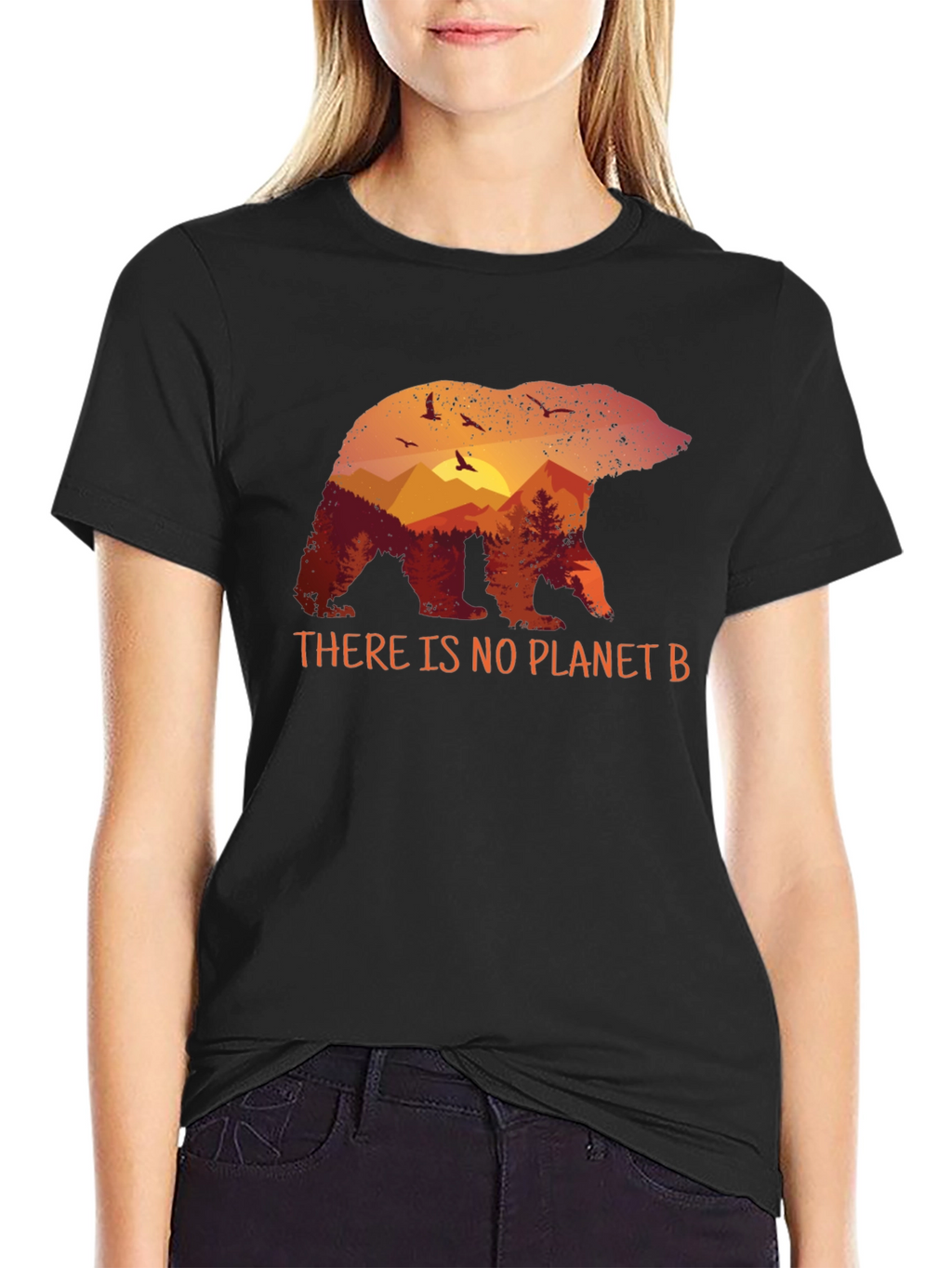 Planet B Bear Graphic T-Shirt - Eco-Friendly Design