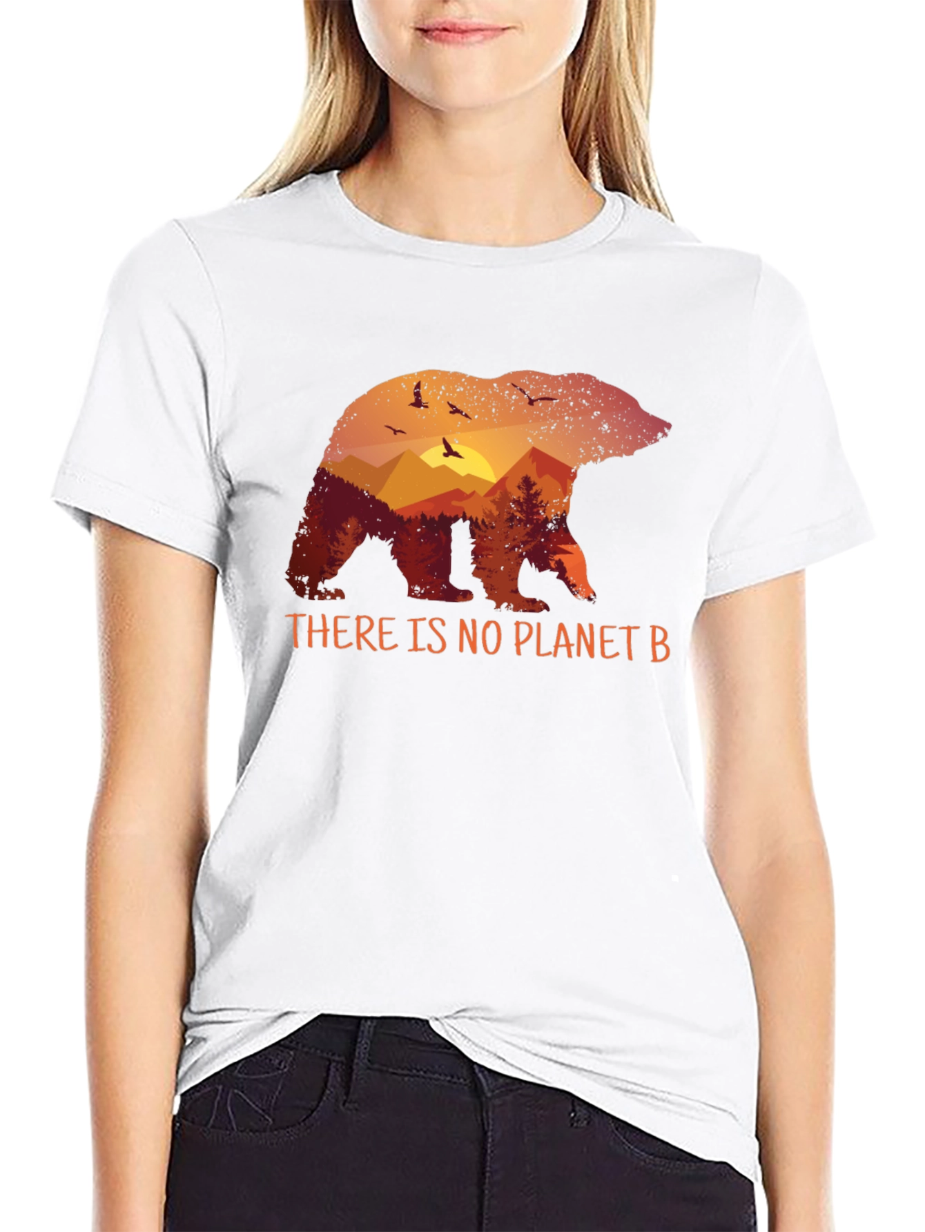 Planet B Bear Graphic T-Shirt - Eco-Friendly Design