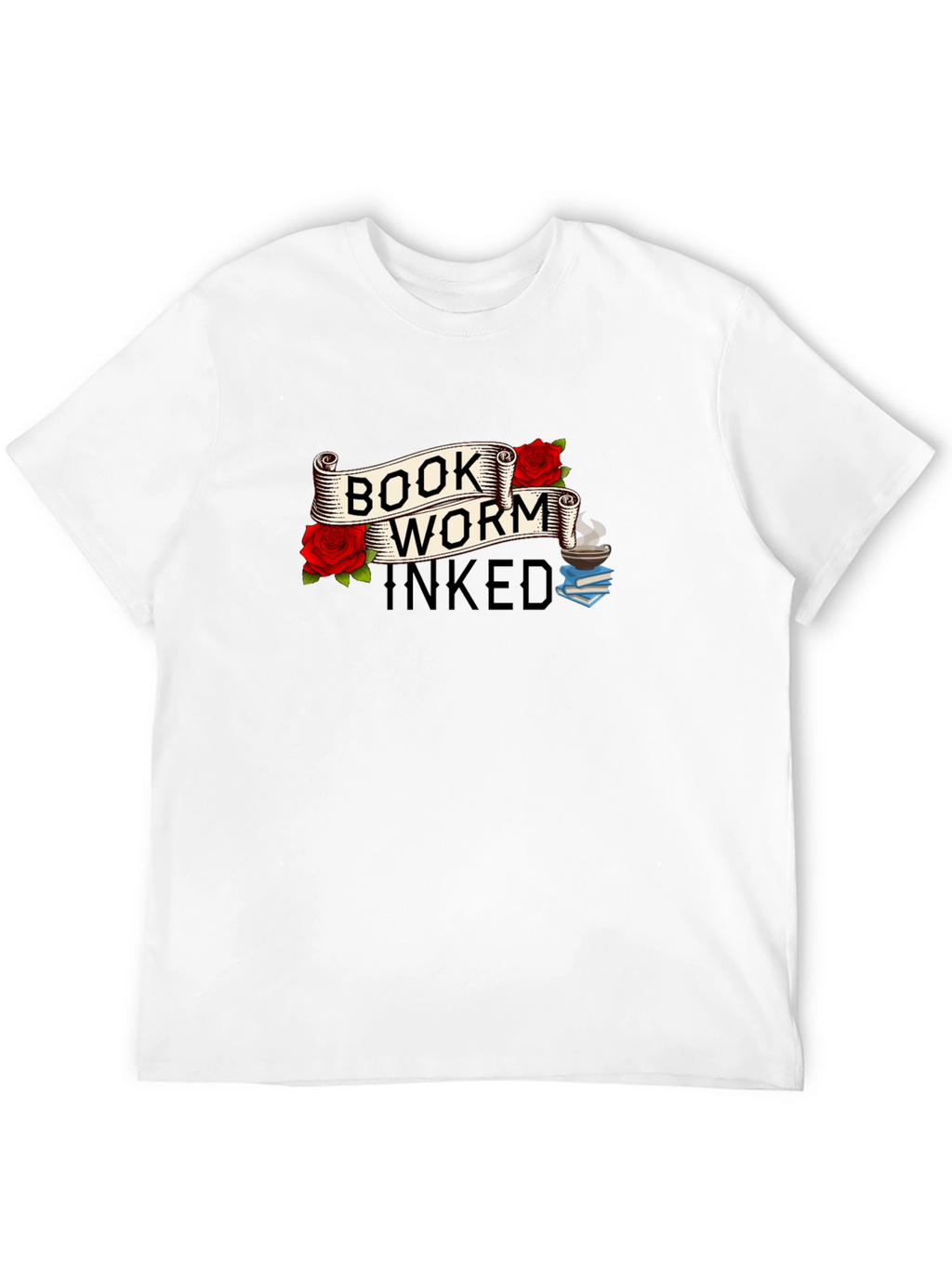 Book Worm Inked Graphic Tee