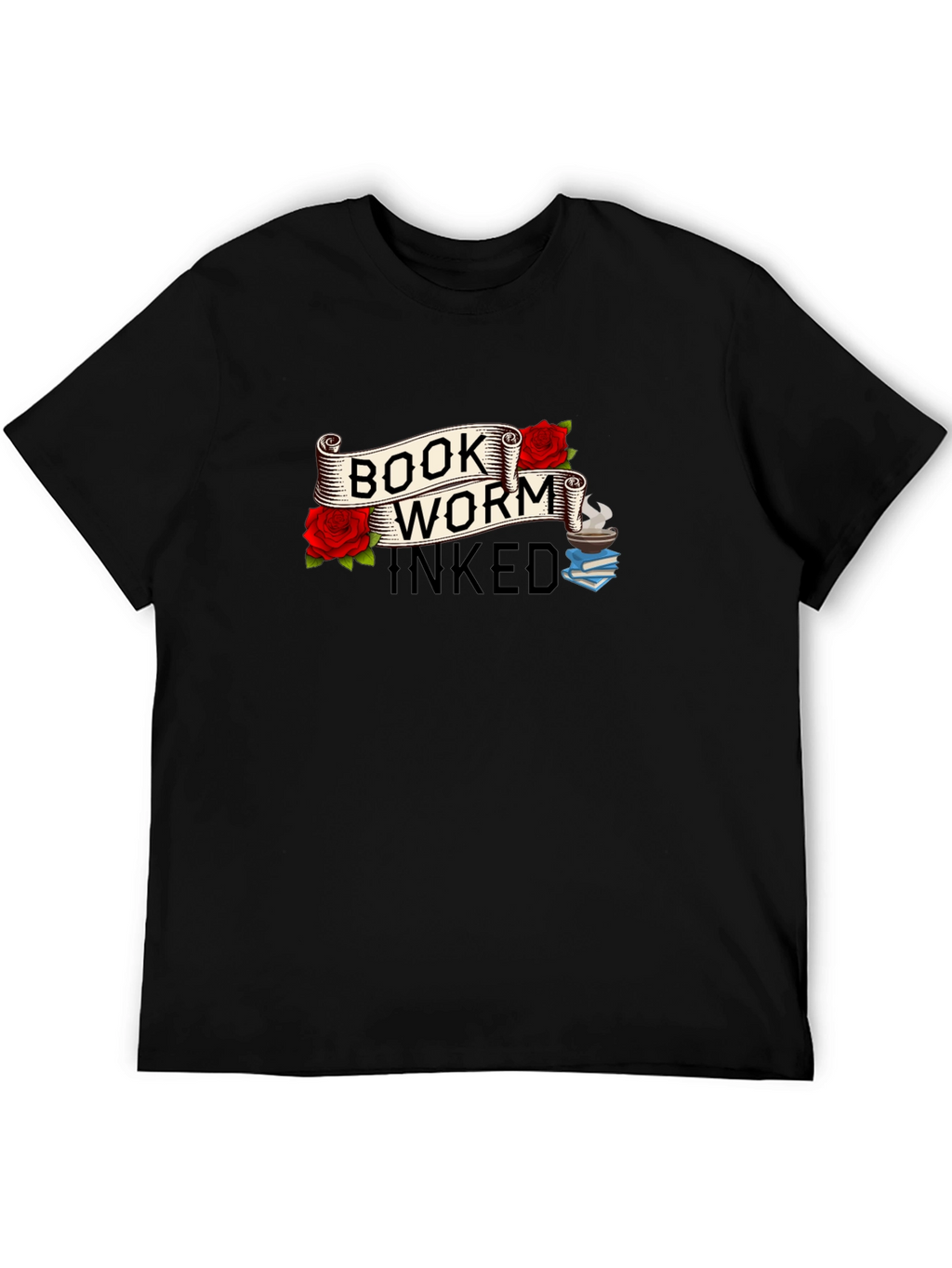 Book Worm Inked Graphic Tee